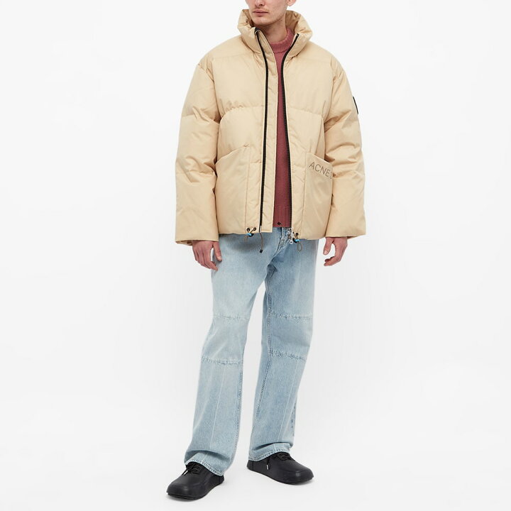 楽天市場 アクネストゥディオズ ダウン ジャケット ベージュ ダウンジャケット メンズ Acne Studios Onrik Technical Canvas Biscuit Beige スニケス