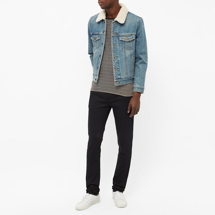 楽天市場 サンローラン クラシック デニム ジャケット 青色 ブルー デニムジャケット メンズ Saint Laurent Classic Sherling Used 70s Blue スニケス