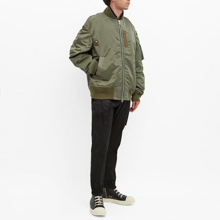 楽天市場 サカイ カーキ メンズ Sacai Ma1 Blouson Khaki スニケス 楽天市場 サカイ カーキ メンズ Sacai Ma1 Blouson Khaki スニケス