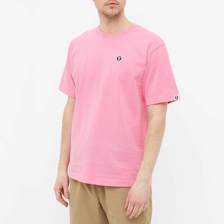 楽天市場 エイプバイベイシングエイプ Tシャツ ピンク メンズ Pink pe By A Bathing Ape One Point Tee スニケス