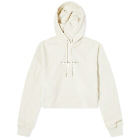 カルバンクライン ポーラー フリース フーディー パーカー レディース 【 CALVIN KLEIN CALVIN KLEIN POLAR FLEECE HOODIE / EGGSHELL 】 レディースファッション トップス