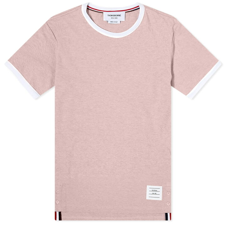 楽天市場】トム ブラウン スリーブ Tシャツ ピンク 半袖 レディース  