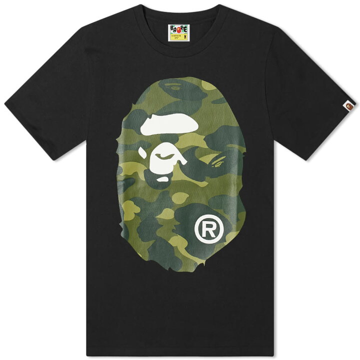 楽天市場】アベイシングエイプ カモ柄 Tシャツ 黒色 ブラック 緑 