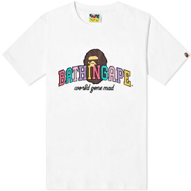 アベイシングエイプ Tシャツ 白色 ホワイト レディース 【 A BATHING APE A BATHING APE WGM T-SHIRT / WHITE 】 レディースファッション トップス カットソー