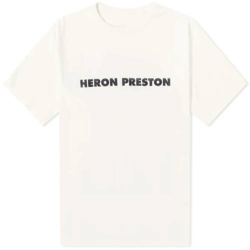 ヘロンプレストン Tシャツ 白色 ホワイト メンズ 