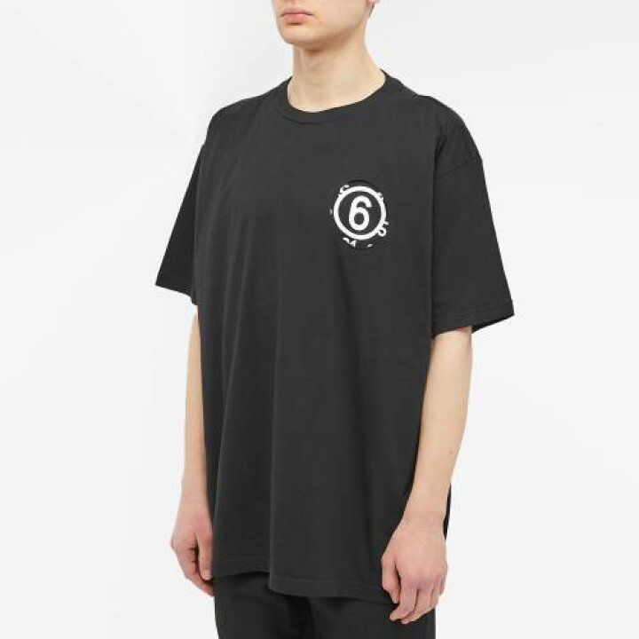 楽天市場】メゾン マルジェラ ロゴ Tシャツ 黒色 ブラック メンズ  