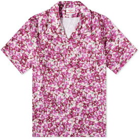 バッテンウェア メンズ 【 BATTENWEAR FIVE POCKET ISLAND SHIRT / PLUM FLOWER PRINT 】 メンズファッション トップス