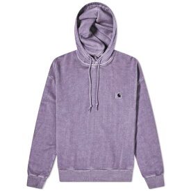 カーハート ダブリューアイピー フード付 スウェット 紫 パープル レディース 【 CARHARTT WIP CARHARTT WIP NELSON HOODED SWEAT / PURPLE 】 レディースファッション トップス トレーナー