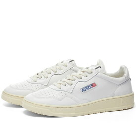 レザー 靴 スニーカー 白色 ホワイト & メンズ 【 AUTRY 01 LOW LEATHER SNEAKER / WHITE & WHITE 】