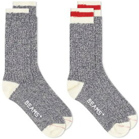 ビームス 紺色 ネイビー メンズ 【 BEAMS PLUS BEAMS PLUS RAG SOCK / NEW NAVY 】 インナー 下着 ナイトウエア レッグ