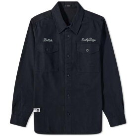 メンズ 【 DENHAM X CEIZER BETTER EVERYDAY OVERSHIRT / DARK SAPPHIRE 】 メンズファッション トップス