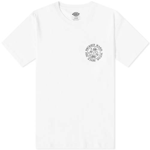 ディッキーズ Tシャツ 白色 ホワイト メンズ 【 DICKIES BAYSIDE GARDENS T-SHIRT / WHITE 】 メンズファッション トップス カットソー：スニケス