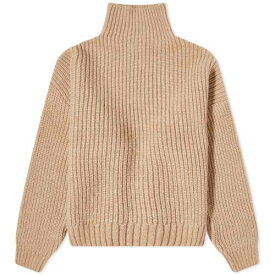 ハイ レディース 【 ANINE BING ANINE BING SYDNEY HIGH NECK JUMPER / TAN 】 レディースファッション トップス ニット セーター