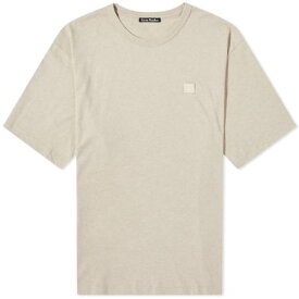 【★スーパーSALE★6/11深夜2時迄】アクネストゥディオズ Tシャツ メンズ 【 ACNE STUDIOS ACNE STUDIOS EXFORD FACE T-SHIRT / OATMEAL MELANGE 】 メンズファッション トップス カットソー