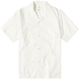 ビズビム 白色 ホワイト メンズ 【 VISVIM FAIRWAY CHAMBRAY VACATION SHIRT / WHITE 】 メンズファッション トップス