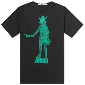 アンダーカバー ウォーリアー Tシャツ 黒色 ブラック メンズ 【 UNDERCOVER WARRIOR T-SHIRT / BLACK 】 メンズファッション トップス カットソー