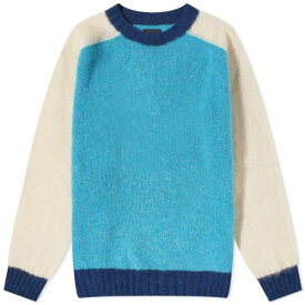 【★スーパーSALE★6/11深夜2時迄】ハウリンバイモリソン ニット ルーナー ルナー HOWLIN' メンズ 【 HOWLIN BY MORRISON COCO COLOUR BLOCK KNIT / LUNAR 】 メンズファッション トップス セーター