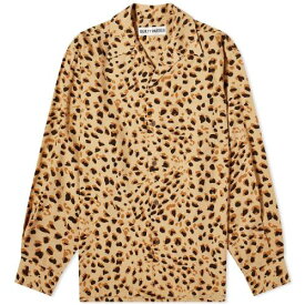 ワコマリア ヒョウ柄 レオパード ベージュ メンズ 【 WACKO MARIA WACKO MARIA LEOPARD PRINT HAWAIIAN SHIRT / BEIGE 】 メンズファッション トップス