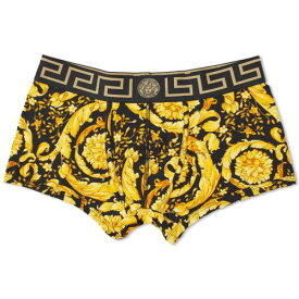 【★スーパーSALE★6/11深夜2時迄】ヴェルサーチェ 黒色 ブラック メンズ 【 VERSACE BAROQUE BOXER SHORT / BLACK 】 メンズファッション ズボン パンツ