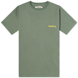 カブー Tシャツ フォレスト メンズ 【 KAVU SLICE T-SHIRT / DARK FOREST 】 メンズファッション トップス カットソー