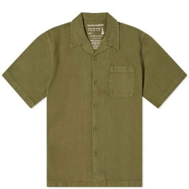 マハリシ オリーブ メンズ 【 MAHARISHI HEMP VACATION SHIRT / OLIVE 】 メンズファッション トップス