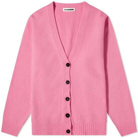 ジルサンダー カーディガン ピンク レディース 【 JIL SANDER JIL SANDER FINE COTTON CARDIGAN / ELECTRIC PINK 】 レディースファッション トップス ボレロ