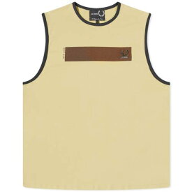 フレッドペリー ベスト ライム メンズ 【 FRED PERRY FRED PERRY X RAF SIMONS PRINTED VEST / DIRTY LIME 】 メンズファッション トップス Tシャツ カットソー