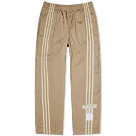 アディダス コート トラック パンツ 茶色 ブラウン レディース 【 ADIDAS NEUTRAL COURT ADIBREAK TRACK PANT / CHALKY BROWN 】 レディースファッション ボトムス