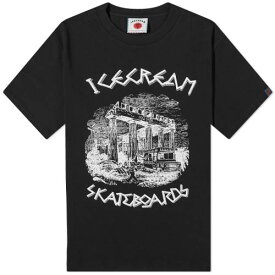 Tシャツ 黒色 ブラック メンズ 【 ICECREAM ANCIENT T-SHIRT / BLACK 】 メンズファッション トップス カットソー