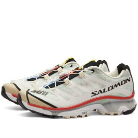 サロモン 白色 ホワイト 赤 レッド & スニーカー メンズ 【 SALOMON XT-4 OG TOPOGRAPHY / VANILLA ICE WHITE & AURORA RED 】