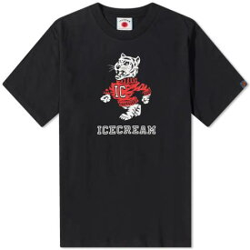 Tシャツ 黒色 ブラック メンズ 【 ICECREAM MASCOT T-SHIRT / BLACK 】 メンズファッション トップス カットソー