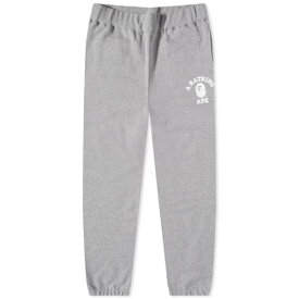 アベイシングエイプ カレッジ スウェット パンツ 灰色 グレー メンズ 【 A BATHING APE A BATHING APE COLLEGE SWEAT PANT / GREY 】 メンズファッション ズボン