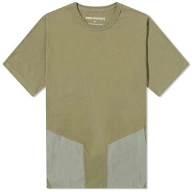 マハリシ Tシャツ オリーブ メンズ 【 MAHARISHI TRAVEL T-SHIRT / OLIVE 】 メンズファッション トップス カットソー