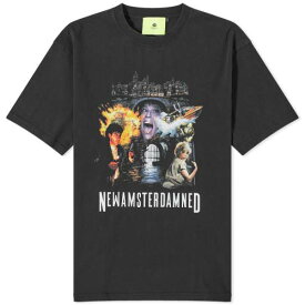 Tシャツ 黒色 ブラック メンズ 【 NEW AMSTERDAM SURF ASSOCIATION NEW AMSTERDAM SURF ASSOCIATION AMSTERDAMED T-SHIRT / BLACK 】 メンズファッション トップス カットソー