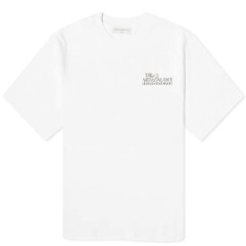 アート Tシャツ 白色 ホワイト メンズ 【 MUSEUM OF PEACE AND QUIET MUSEUM OF PEACE AND QUIET ART BALANCE T-SHIRT / WHITE 】 メンズファッション トップス カットソー