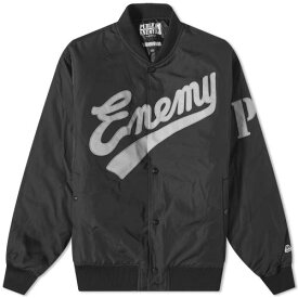 ネイバーフッド ジャケット 黒色 ブラック メンズ 【 NEIGHBORHOOD X PUBLIC ENEMY VARSITY JACKET / BLACK 】 メンズファッション コート