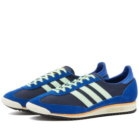 【★スーパーSALE★6/11深夜2時迄】アディダス ナイト 藍色 インディゴ 緑 グリーン スニーカー メンズ 【 ADIDAS SL 72 / NIGHT INDIGO SEMI GREEN SPARK 】