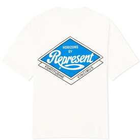 【★スーパーSALE★6/11深夜2時迄】クラシック Tシャツ 白色 ホワイト メンズ 【 REPRESENT CLASSIC PARTS T-SHIRT / FLAT WHITE 】 メンズファッション トップス カットソー