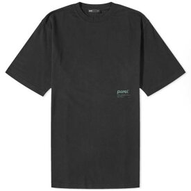 Tシャツ 黒色 ブラック メンズ 【 PAREL STUDIOS PAREL STUDIOS BP T-SHIRT / BLACK 】 メンズファッション トップス カットソー