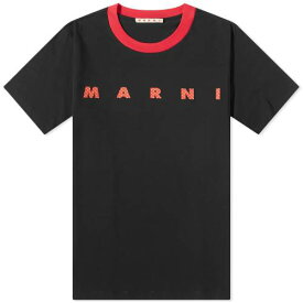 マルニ ロゴ Tシャツ 黒色 ブラック メンズ 【 MARNI LOGO T-SHIRT / BLACK 】 メンズファッション トップス カットソー