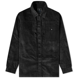 マハリシ 黒色 ブラック メンズ 【 MAHARISHI HEMP CORD OVERSHIRT / BLACK 】 メンズファッション コート ジャケット