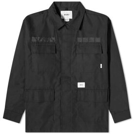 ダブルタップス ジャケット 黒色 ブラック メンズ 【 WTAPS 14 PRINTED SHIRT JACKET / BLACK 】 メンズファッション コート