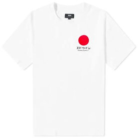 エドウイン サプライ Tシャツ 白色 ホワイト メンズ 【 EDWIN JAPANESE SUN SUPPLY T-SHIRT / WHITE 】 メンズファッション トップス カットソー