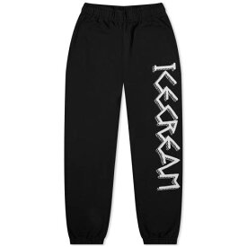 スウェット 黒色 ブラック チノショーツ メンズ 【 ICECREAM ANCIENT SWEAT PANTS / BLACK 】 メンズファッション ズボン パンツ