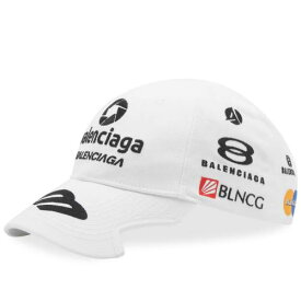バレンシアガ ロゴ キャップ キャップ 帽子 白色 ホワイト メンズ 【 BALENCIAGA LOGO CAP / WHITE 】 バッグ メンズキャップ 帽子