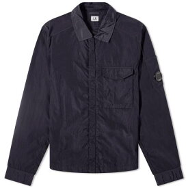 シーピーカンパニー C.P. メンズ 【 C.P. COMPANY COMPANY CHROME-R POCKET OVERSHIRT / TOTAL ECLIPSE 】 メンズファッション コート ジャケット