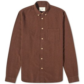 フォーク テクスチャー メンズ 【 FOLK RELAXED FIT SHIRT / FIG TEXTURE 】 メンズファッション トップス