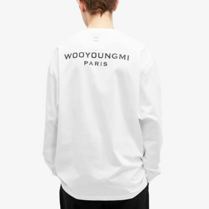 楽天市場】ウーヨンミ スリーブ ロゴ Tシャツ 白色 ホワイト 長袖 