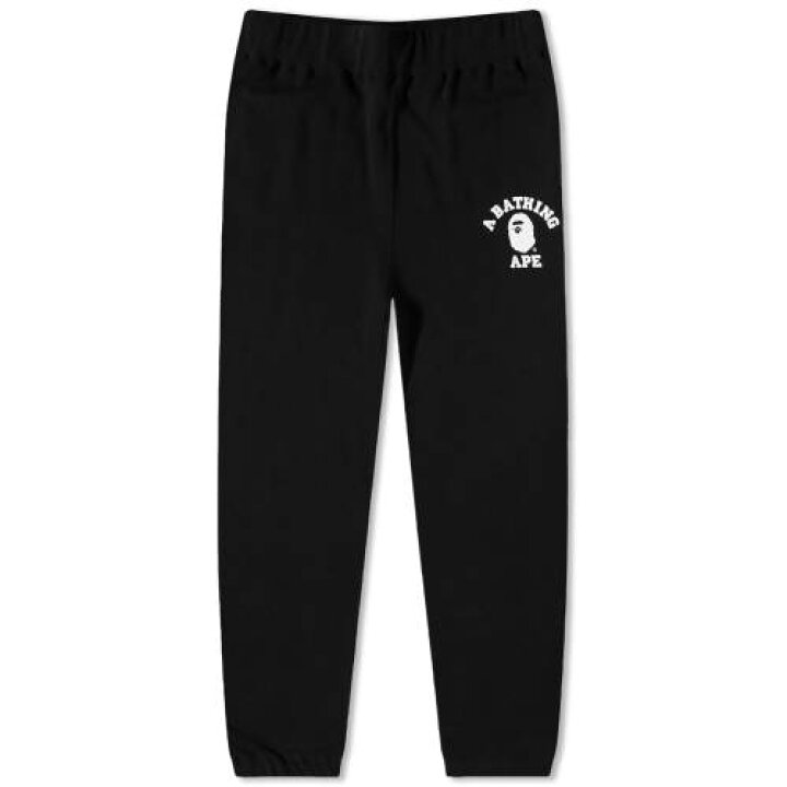 楽天市場】アベイシングエイプ カレッジ スウェット パンツ 黒色 