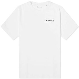 アディダス Tシャツ 白色 ホワイト 2.0 メンズ 【 ADIDAS TERREX ADIDAS TERREX MOUNTAIN T-SHIRT / WHITE 】 メンズファッション トップス カットソー